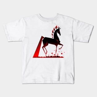 fire horse Kids T-Shirt